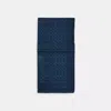 Coach Signature Metallic Oblong Scarf In Dark Navy