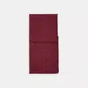 Coach Signature Metallic Oblong Scarf In Merlot