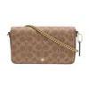 Coach Signature Mila Crossbody In Brown