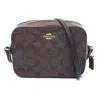 Coach Signature Mini Camera Shoulder Bag In Brown