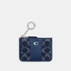 Coach Signature Mini Id Skinny Wallet