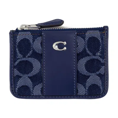 COACH COACH SIGNATURE MINI ID SKINNY WALLET