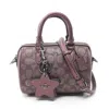 Coach Signature Mini Rowan Handbag Pvc Leather In Brown