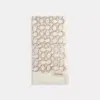 Coach Signature Oblong Scarf In White