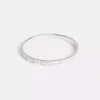 Coach Signature Pavé Hinged Bangle In Grey