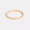 Coach Signature Pavé Hinged Bangle In Yellow