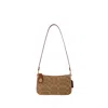 Coach All Over-print Shoulder Bag In Brown