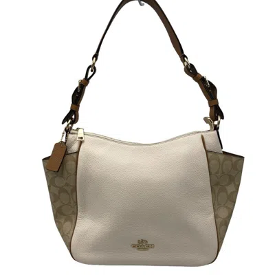 Pre-owned Coach Signature Pvc Leather Shoulder Bag () In Multi