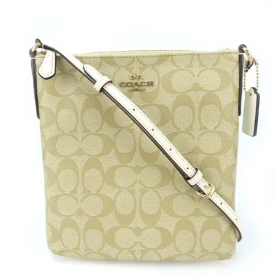 Pre-owned Coach Signature Pvc Leather Shoulder Bag () In Multi