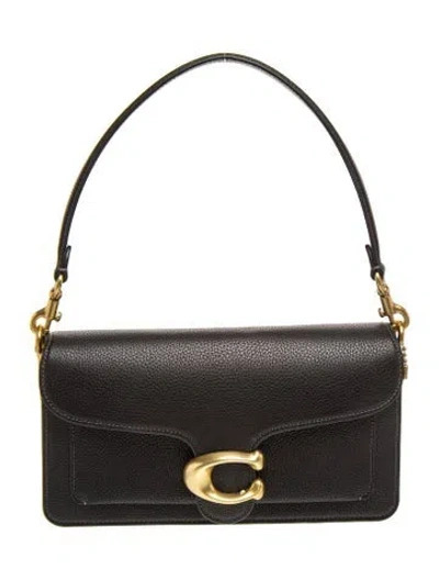 Pre-owned Coach Signature Shoulder Bag In Black