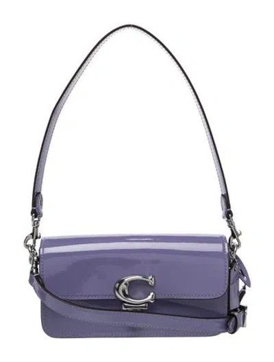 Pre-owned Coach Signature Shoulder Bag In Blue