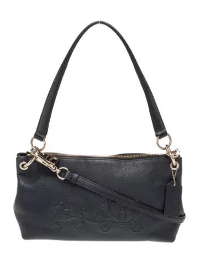 Pre-owned Coach Signature Shoulder Bag In Gray