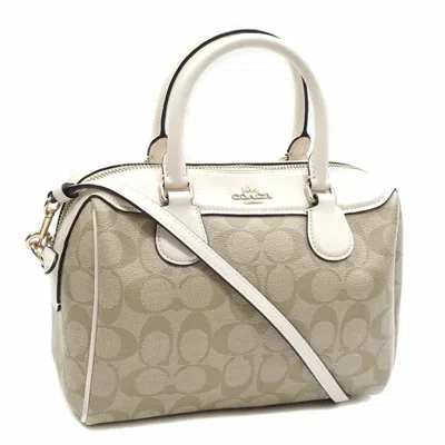 Pre-owned Coach Signature Signature Line Handbag () In Multi