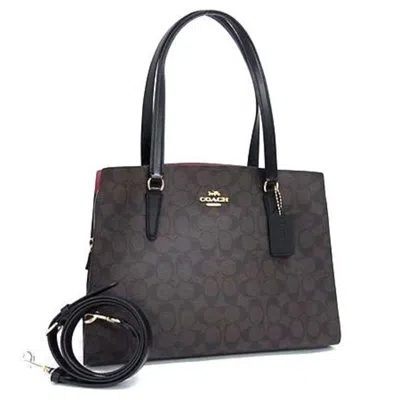 Pre-owned Coach Signature Signature Line Tote Bag () In Multi