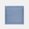Coach Signature Silk Square Scarf In Blue