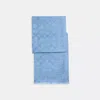 Coach Signature Stole In Mist Blue