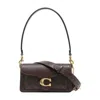 Coach Signature Tabby 20 Refresh Shoulder Bag In Brown