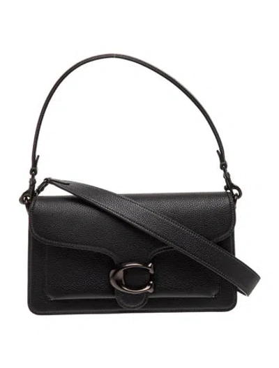 Pre-owned Coach Signature Tabby 26 In Black