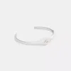 Coach Signet Signature Cuff Bracelet In Metallic