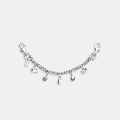 Coach Silver Swagger Chain With Charms