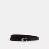 Coach In Silver/black Merlot