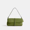 Coach Hamptons Bag In Silver/dark Lime