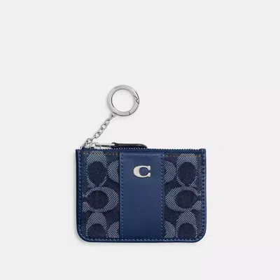 Coach In Silver/deep Blue Multi