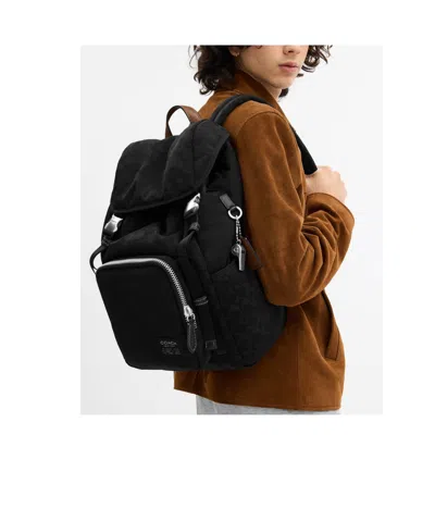 Coach Simple Backpack In Black