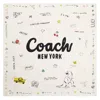 Coach Sketch Print Silk Scarf In Multi