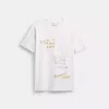 Coach Sketch Print T-shirt In Multi