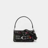 Coach Womens Black Multi Tabby 26 Sketch Leather Shoulder Bag In Black
