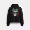 Coach Skull Hoodie In Black