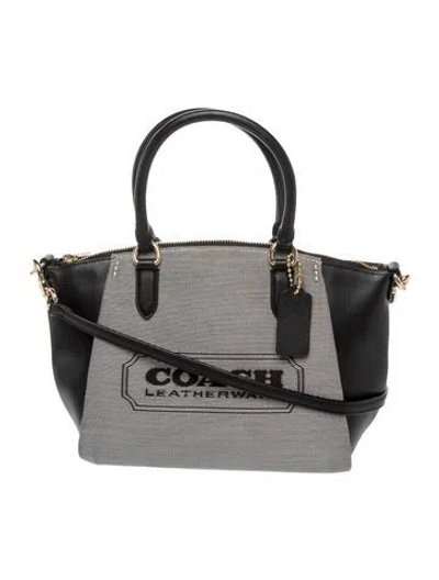Pre-owned Coach Skull Top Handle Bag In Multi