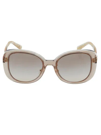 Coach Sleek Rectangular Women's Sunglasses In Neutral
