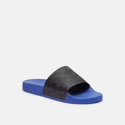 Coach Slide In Blueberry