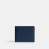 Coach Slim Billfold Wallet In Blue