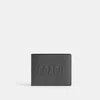 Coach Slim Billfold Wallet With  Graphic In Charcoal
