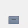Coach Slim Id Card Case In Blue