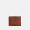 Coach Slim Id Card Case In Brown