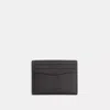Coach Slim Id Card Case In Grey