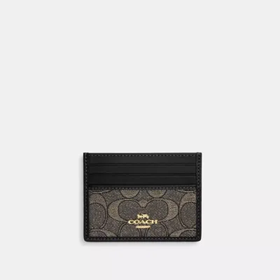 Coach Slim Id Card Case In Multi