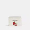 Coach Slim Id Card Case With Strawberry Graphic