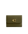 Coach Small  Wallet In Green