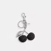 Coach Small Crystal Cherry Bag Charm In Multi