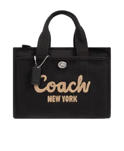 COACH COACH LOGO EMBROIDERED TOP HANDLE BAG