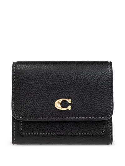 Coach Small Mila Wallet In Black