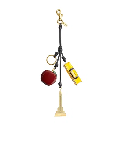 Coach Small New York Cluster Bag Charm In Multi