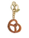 Coach Kleiner Taschenanhänger Brezel In Gold