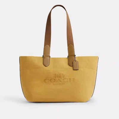 Coach Small Tour Tote Bag In Sand