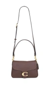 Coach Smooth Calf Leather Soft Tabby In Pattern